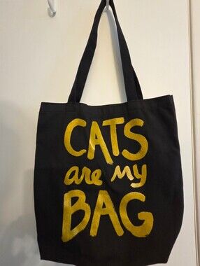 Cat Bag Printed Canvas Tote